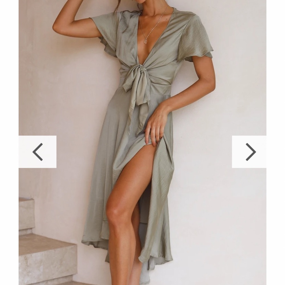 Billy J Sunny Daze Dress in Olive